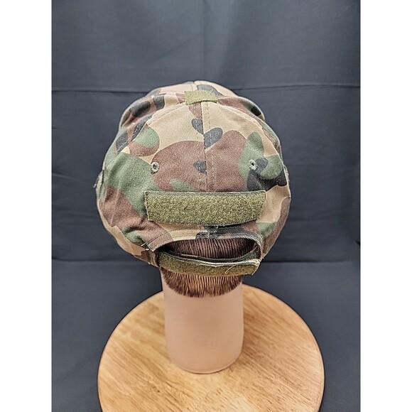 Mens Rapdom Tactical Gear Camo Hat With Removable Patch - Picture 3 of 9